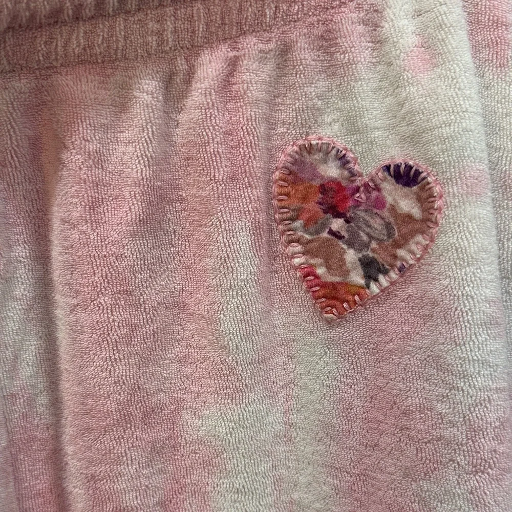 LoveShackFancy Pink and White Tie-Dye Joggers - Picture 7 of 9